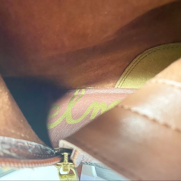 Sam Edelman Prina Leather Studded Edwood Colorway Pull On Riding Boots - Picture 11 of 14